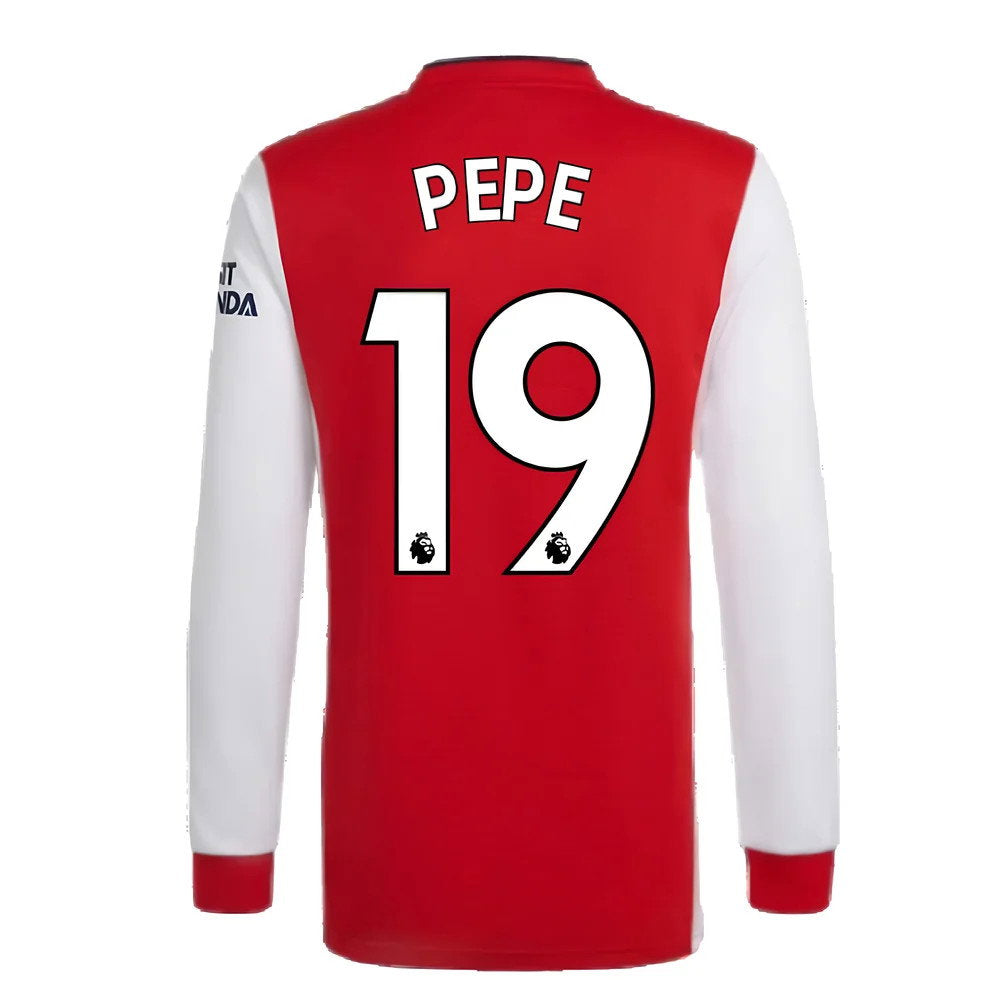 Arsenal 2021-2022 Long Sleeve Home Shirt (PEPE 19)_2