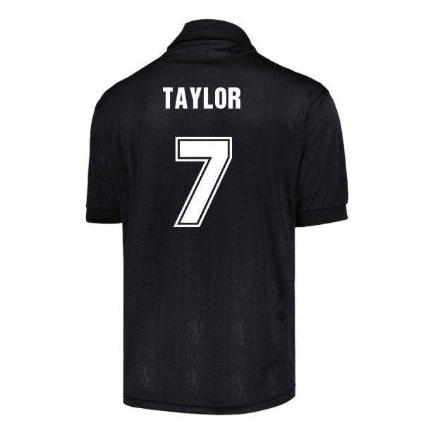 Aston Villa 1996 Black Out Retro Shirt (Taylor 7)_0