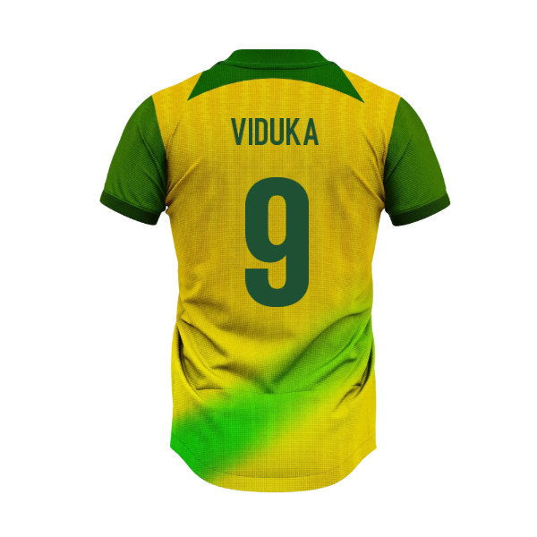 Australia Socceroos Home Supporter Jersey Adult Short Sleeve (Viduka 9)_0