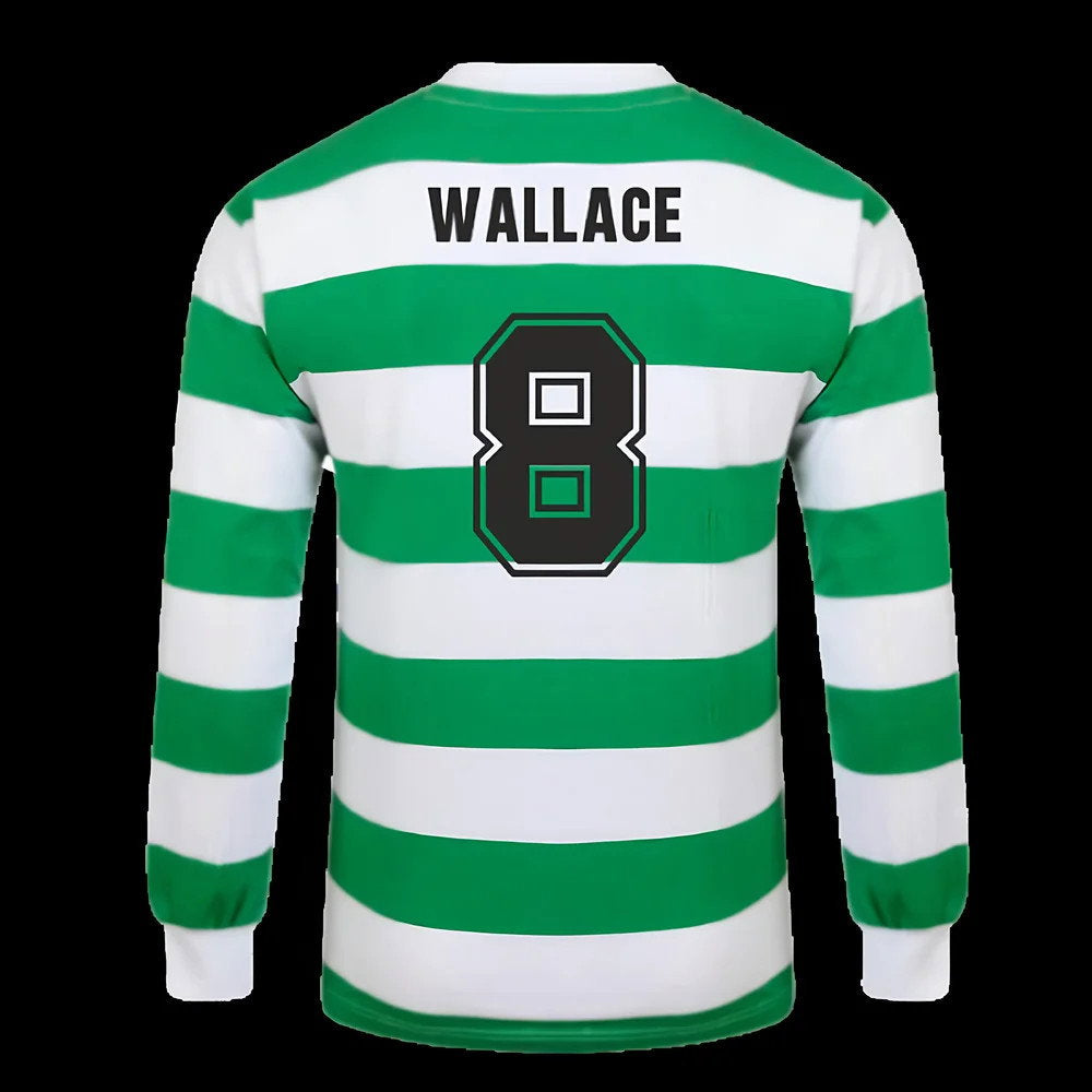 Celtic 1967 European Cup Winners Long Sleeve Retro Shirt (Wallace 8)_0