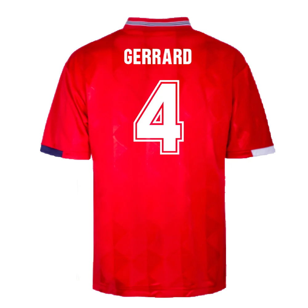 England 1989 Away Retro Shirt (Gerrard 4)_2