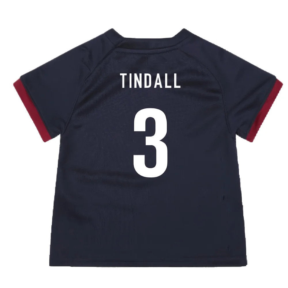 England RWC 2023 Alternate Replica Rugby Baby Shirt (Tindall 3)_2