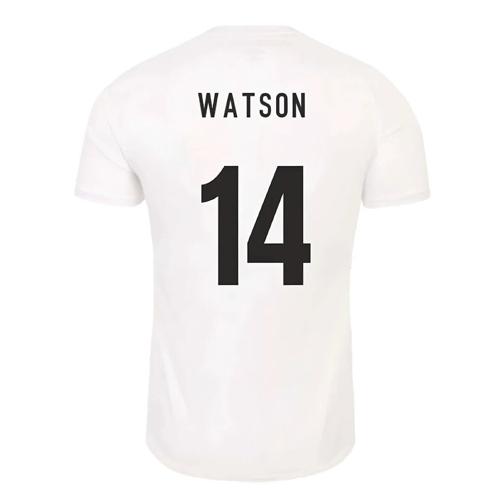 England RWC 2023 Home Replica Rugby Shirt (Watson 14)_2