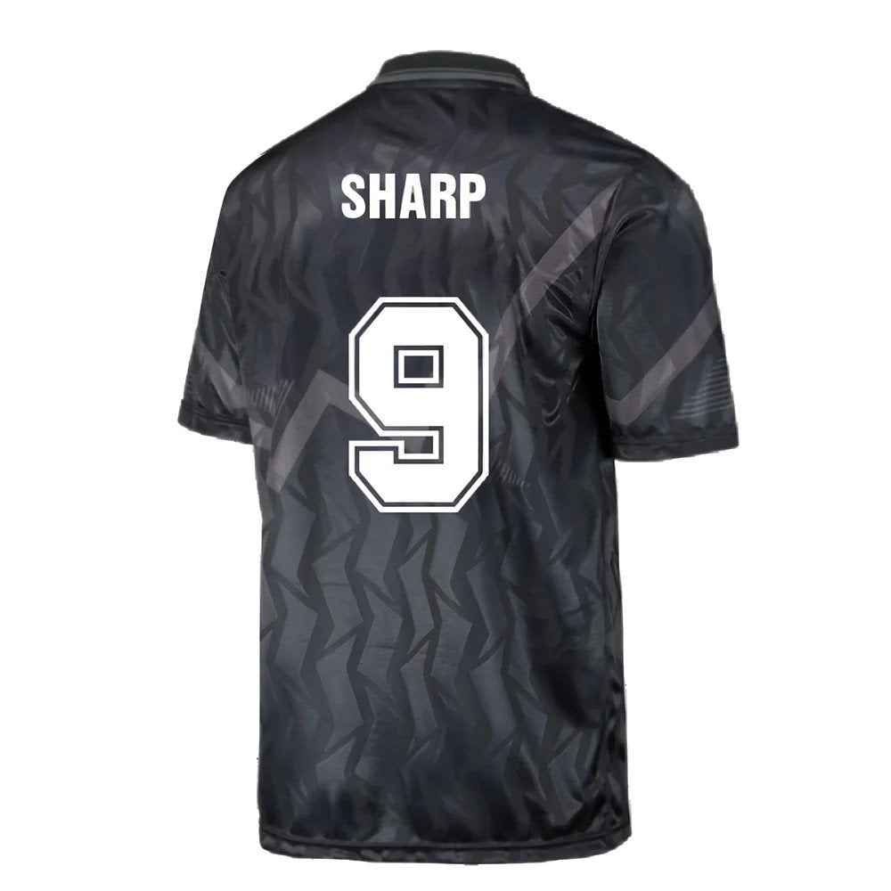Everton 1990 Black Out Retro Football Shirt (Sharp 9)_2