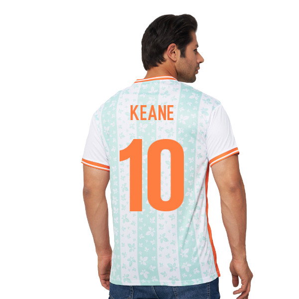 Ireland Legacy Football Jersey White (Wolvate) Adult Short Sleeve (Keane 10)_0