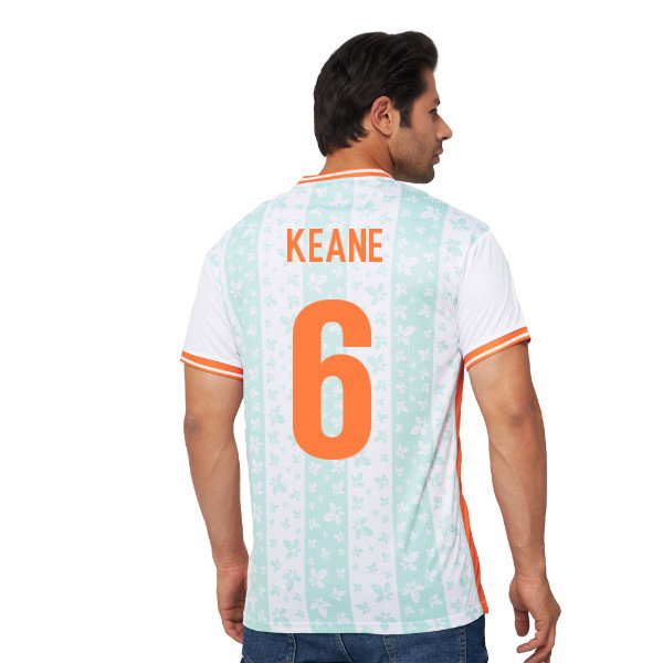 Ireland Legacy Football Jersey White (Wolvate) Adult Short Sleeve (Keane 6)_0