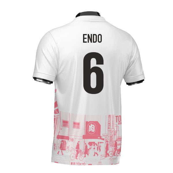 Japan Tokyo Heritage Football Jersey Red (Wolvate) Adult Short Sleeve (Endo 6)_0