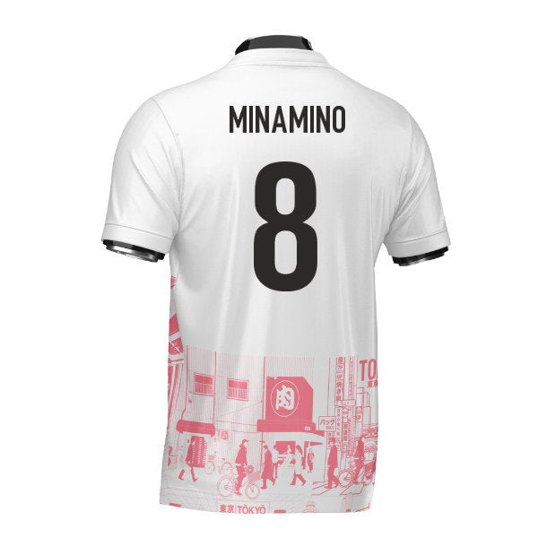 Japan Tokyo Heritage Football Jersey Red (Wolvate) Adult Short Sleeve (Minamino 8)_0