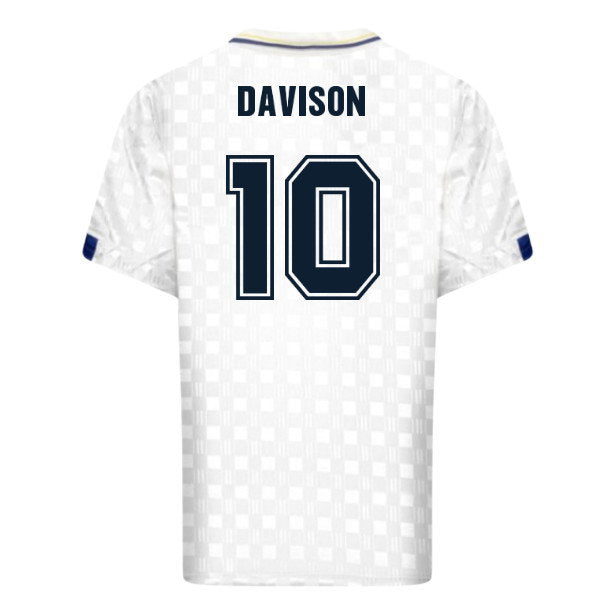Leeds United 1988 Retro Football Shirt (Davison 10)_0