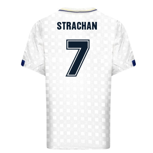 Leeds United 1988 Retro Football Shirt (Strachan 7)_0