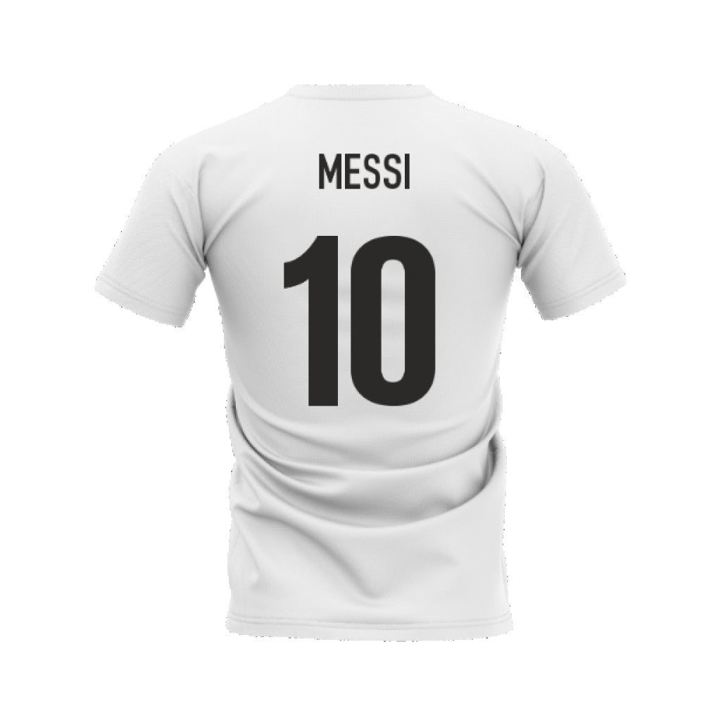 Lionel Messi Legend T-Shirt (White) (Messi 10)_2
