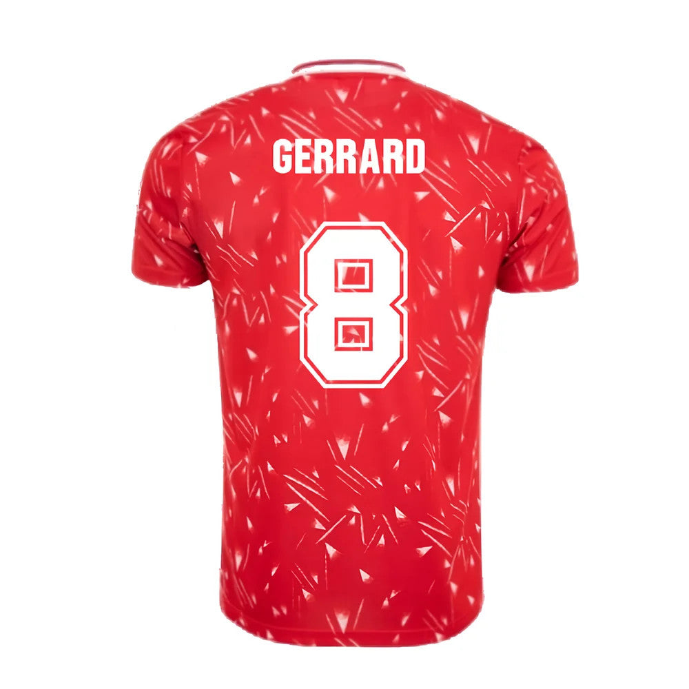 Liverpool FC 1990 Retro Football Shirt (GERRARD 8)_2