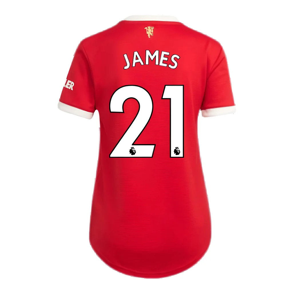 Man Utd 2021-2022 Home Shirt (Ladies) (JAMES 21)_2