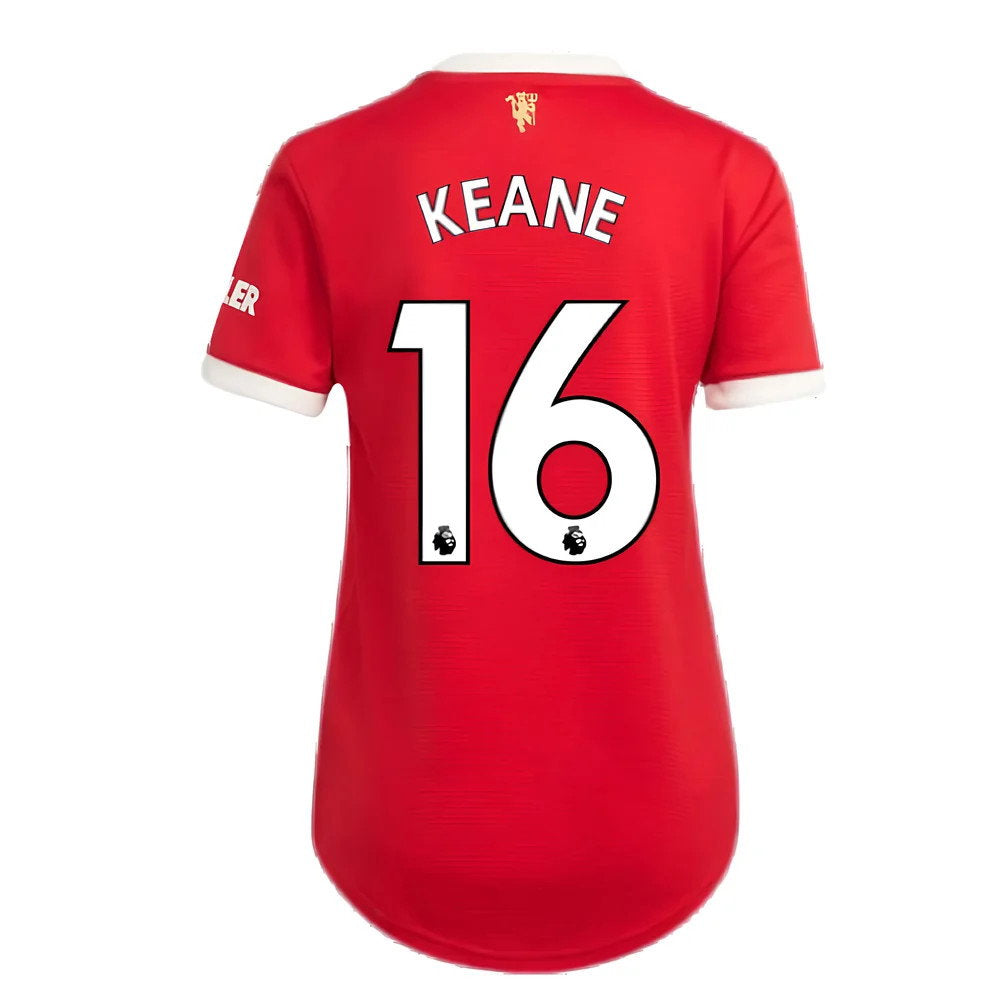 Man Utd 2021-2022 Home Shirt (Ladies) (KEANE 16)_2