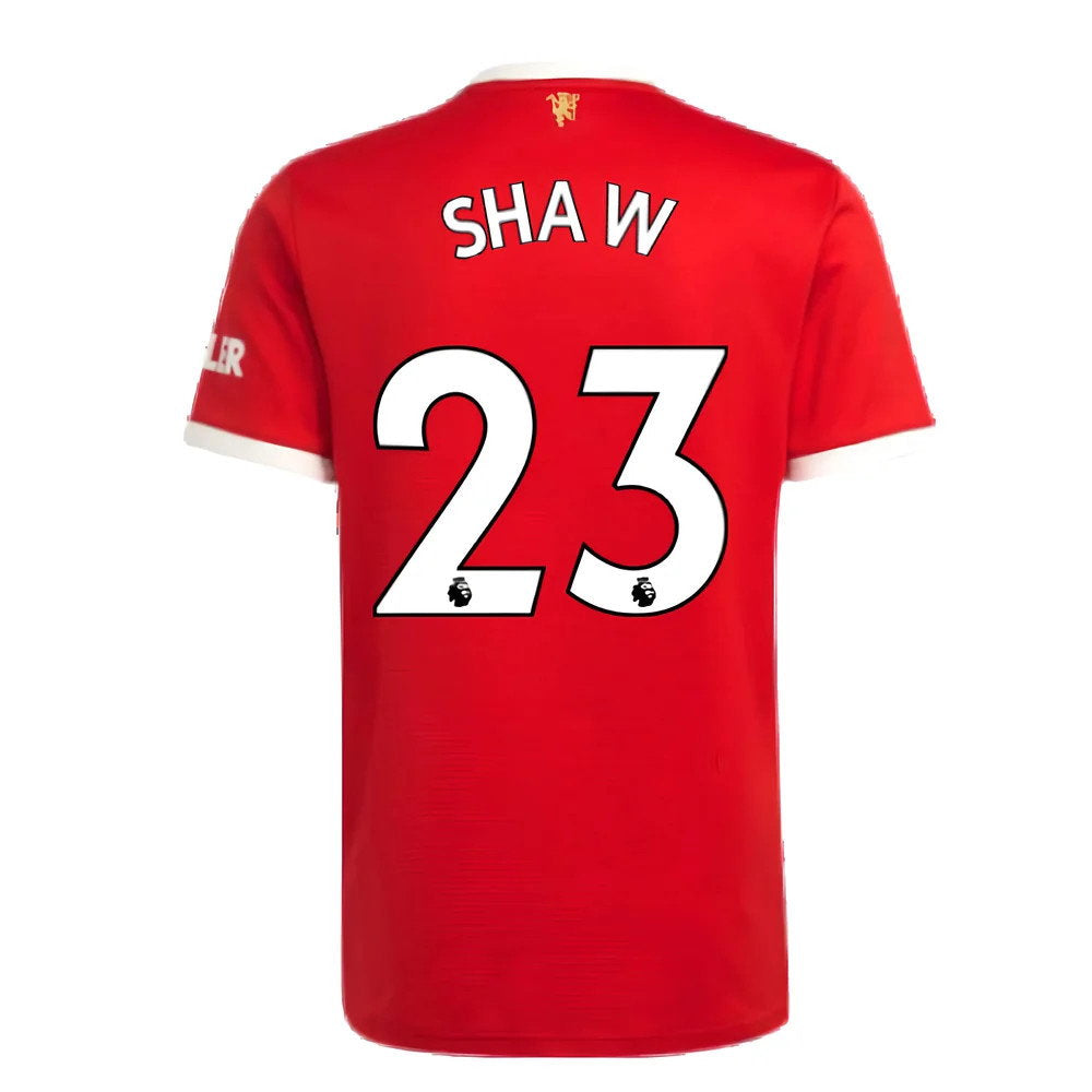 Man Utd 2021-2022 Home Shirt (SHAW 23)_2