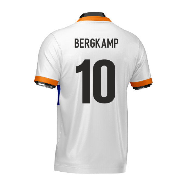 Netherlands Heritage Football Jersey (Wolvate) Adult Short Sleeve (Bergkamp 10)_0