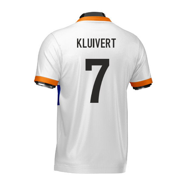 Netherlands Heritage Football Jersey (Wolvate) Adult Short Sleeve (Kluivert 7)_0