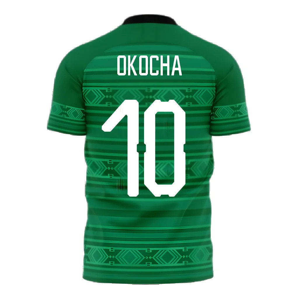 Nigeria 2020-2021 Home Concept Kit (Fans Culture) (OKOCHA 10)_2