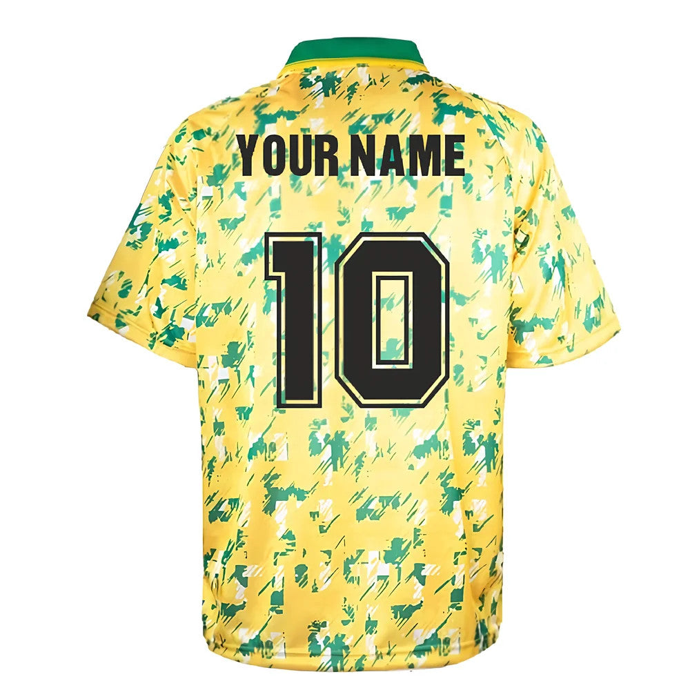 Norwich City 1993 Home Retro Shirt (Your Name)_2