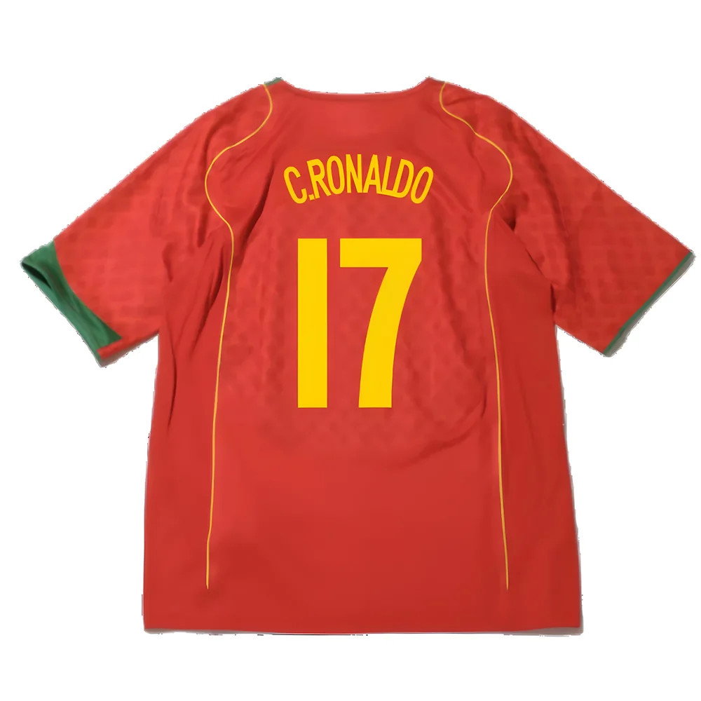 Portugal 2004 Reissue Home Shirt (C.Ronaldo 17)_2