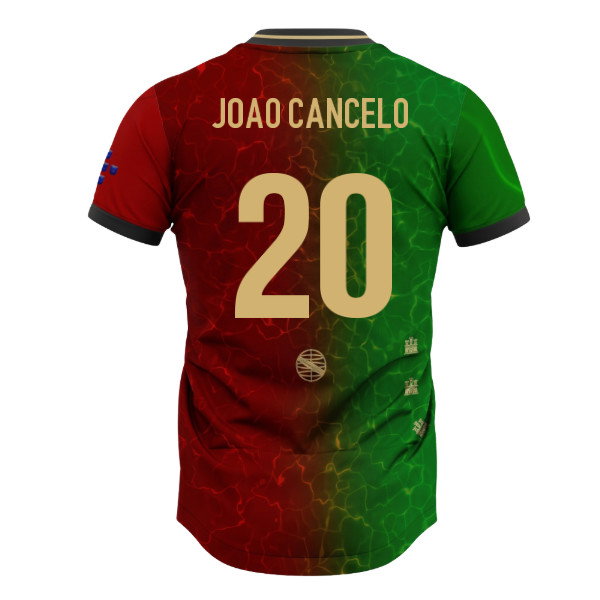Portugal Lusitanos Home Supporter Jersey Adult Short Sleeve (Joao Cancelo 20)_0