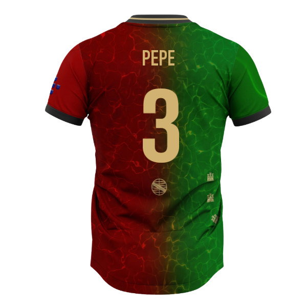 Portugal Lusitanos Home Supporter Jersey Adult Short Sleeve (Pepe 3)_0