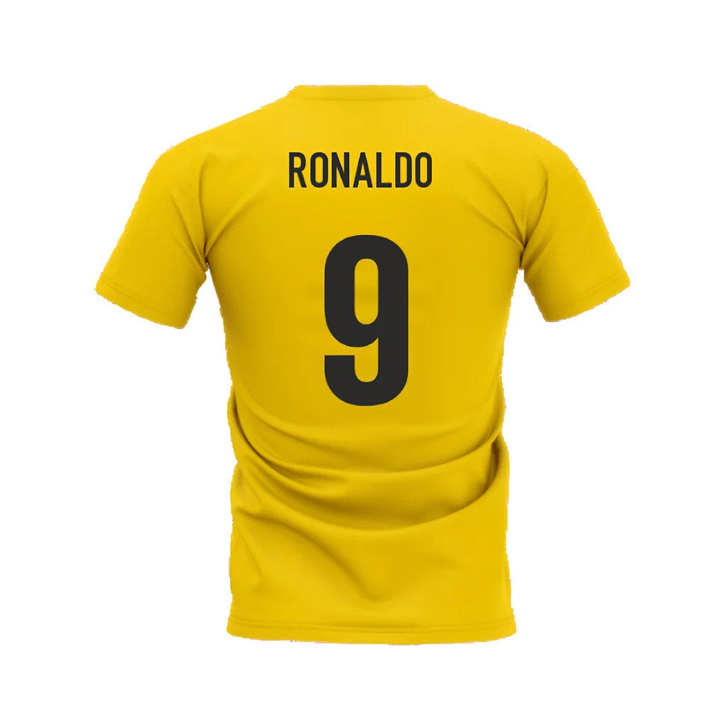 Ronaldo R9 Legend T-Shirt (Yellow) (Ronaldo 9)_2