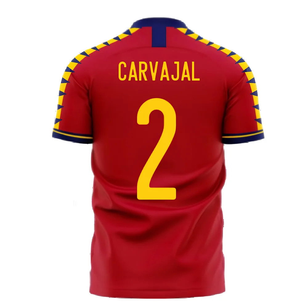 Spain 2025-2026 Home Concept Football Kit (Libero) (CARVAJAL 2)_2