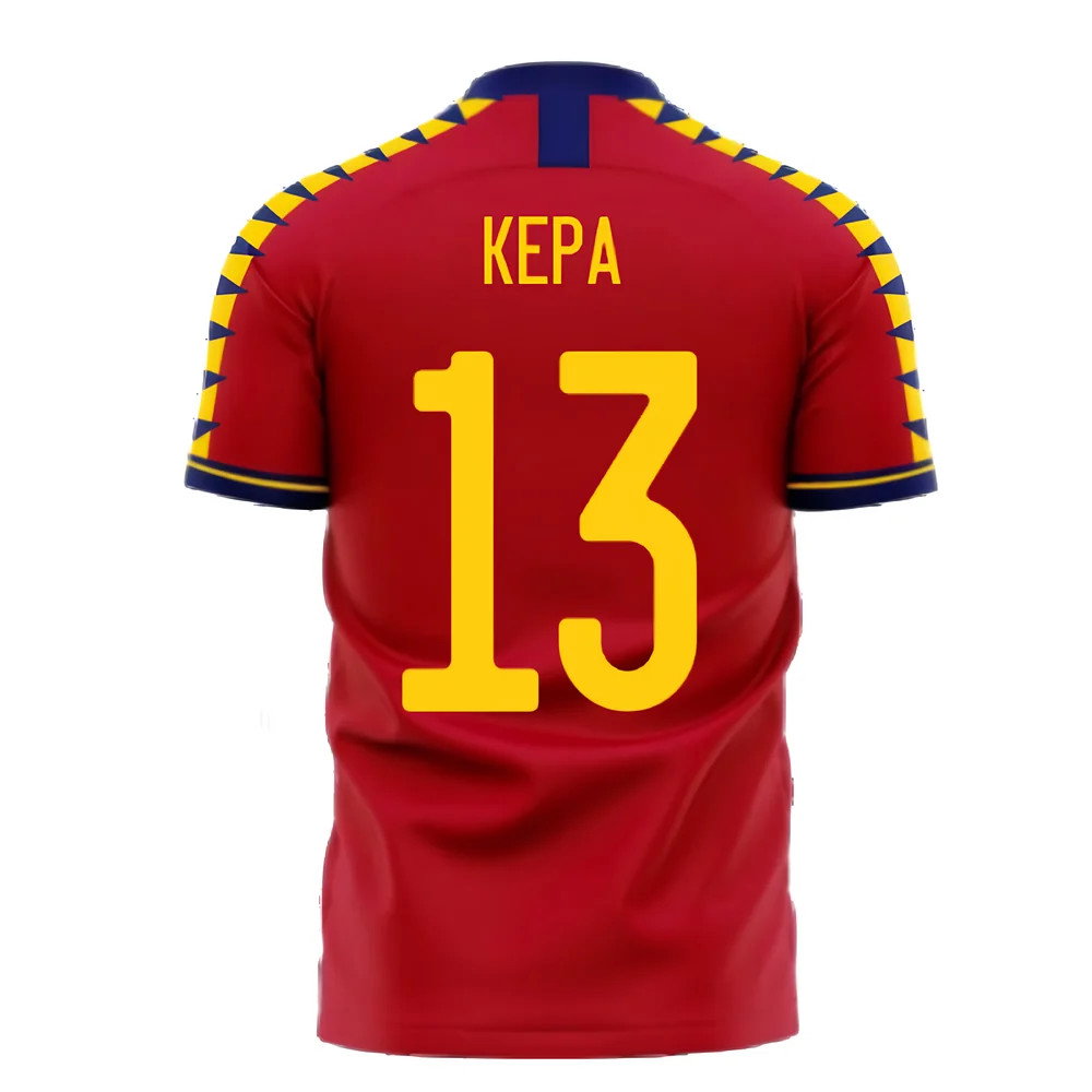 Spain 2025-2026 Home Concept Football Kit (Libero) (KEPA 13)_2