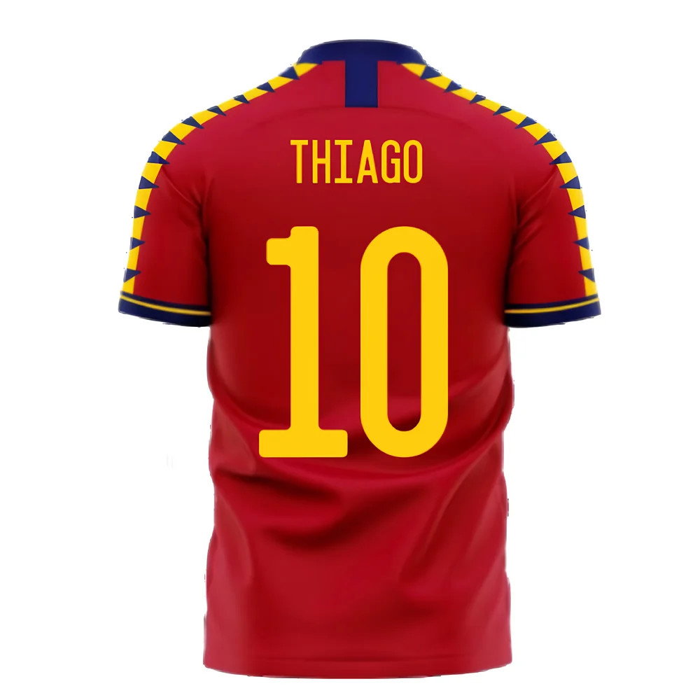 Spain 2025-2026 Home Concept Football Kit (Libero) (THIAGO 10)_2