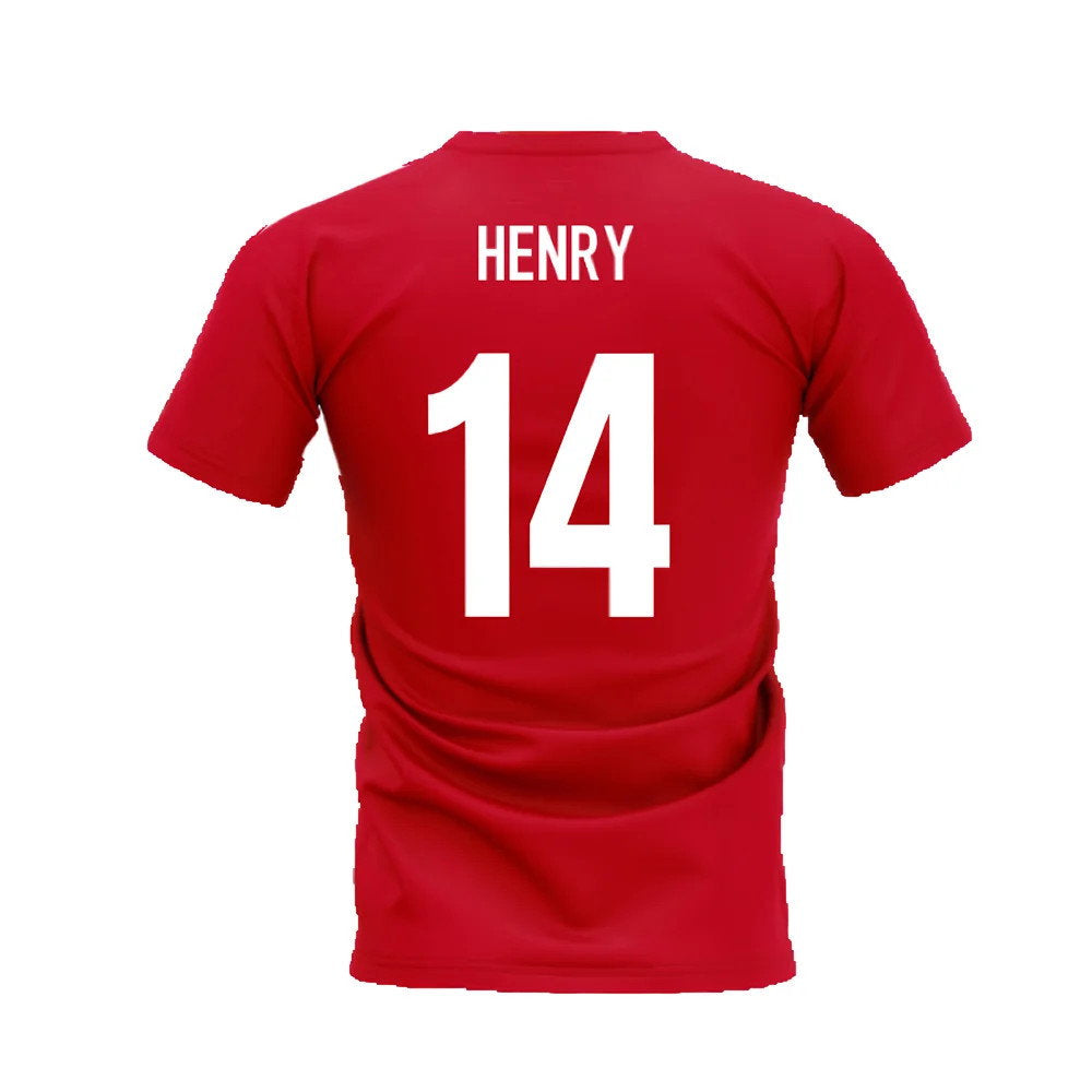 Thierry Henry Legend T-Shirt (Red) (Henry 14)_2