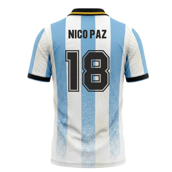 UMBRO Argentina World Cup 26 Football Shirt (Nico Paz 18)_0