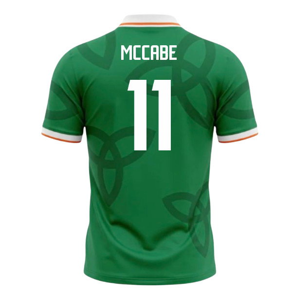 UMBRO Ireland World Cup 26 Football Shirt (McCabe 11)_0
