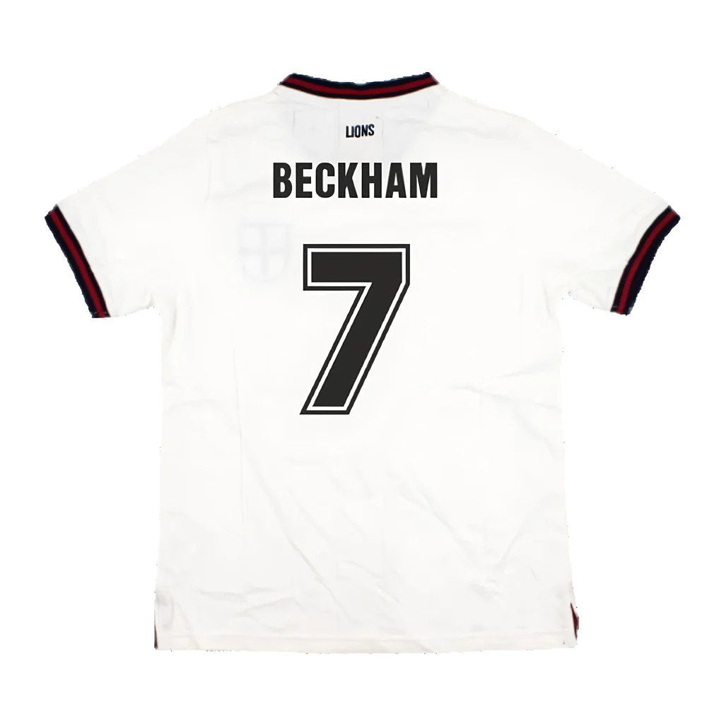 Vintage Football England Home Retro Shirt (BECKHAM 7)_2