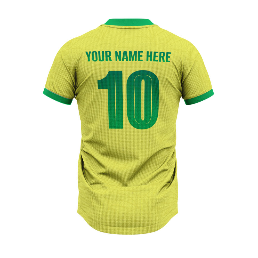 Brazil Selecao Home Supporter Jersey Kids Short Sleeve_1