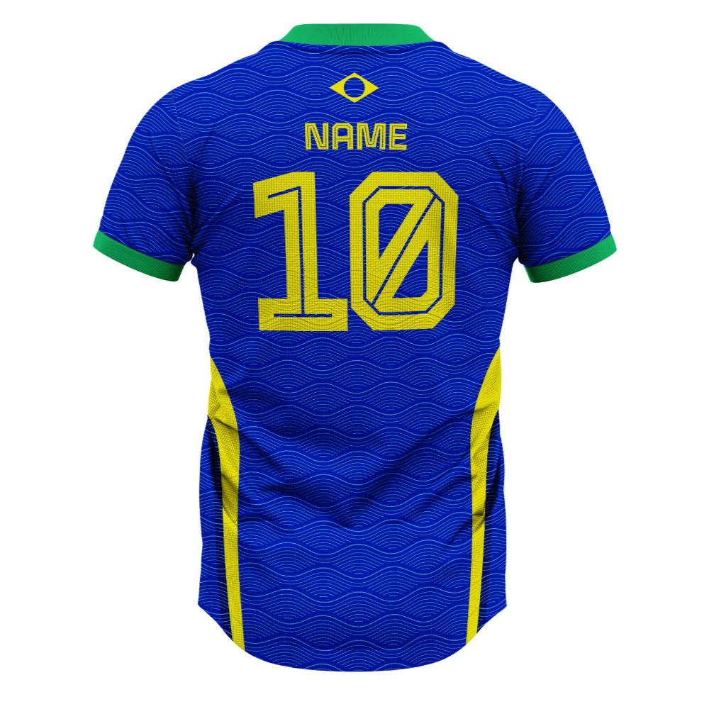 Brazil Selecao Away Supporter Jersey Kids Short Sleeve_1