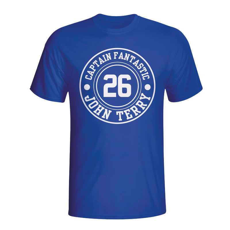 John Terry Chelsea Captain Fantastic T-shirt (blue)_0