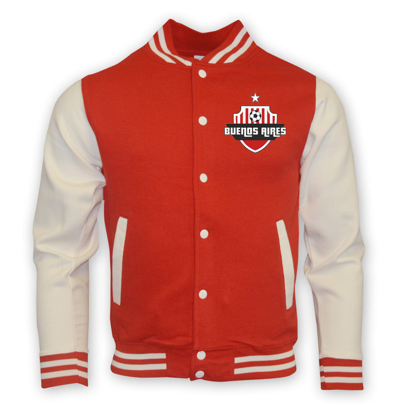 River Plate College Baseball Jacket (red) - Kids_0