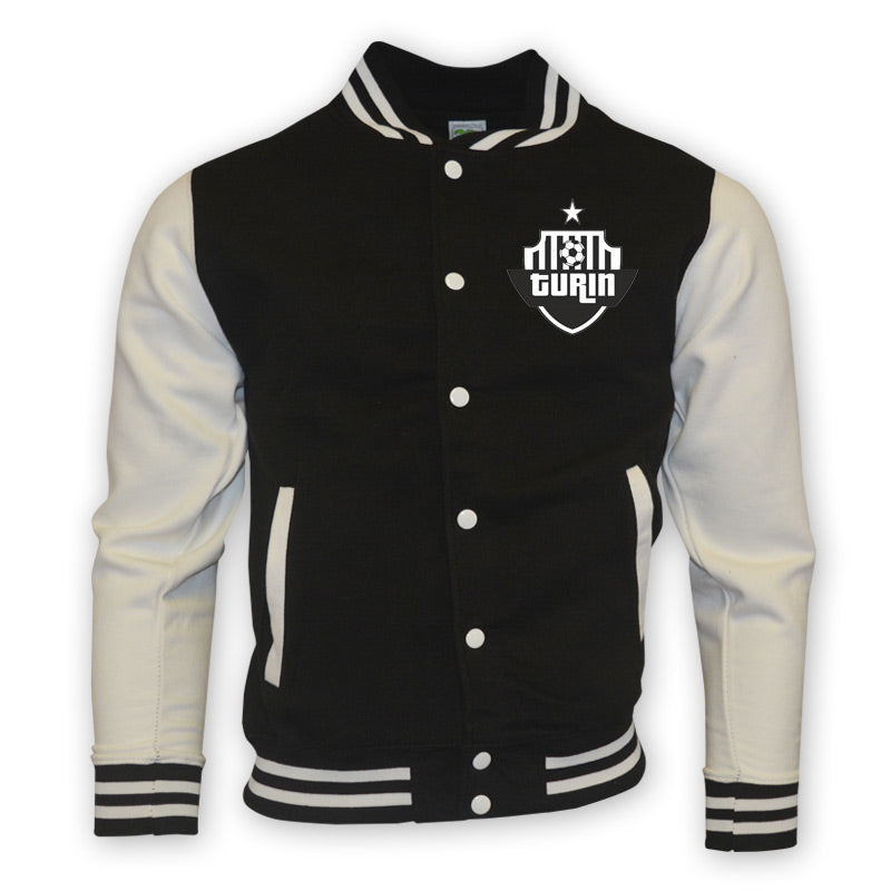 Juventus College Baseball Jacket (black) - Kids_0