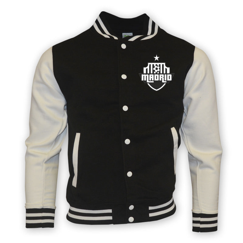 Real Madrid College Baseball Jacket (black)_1