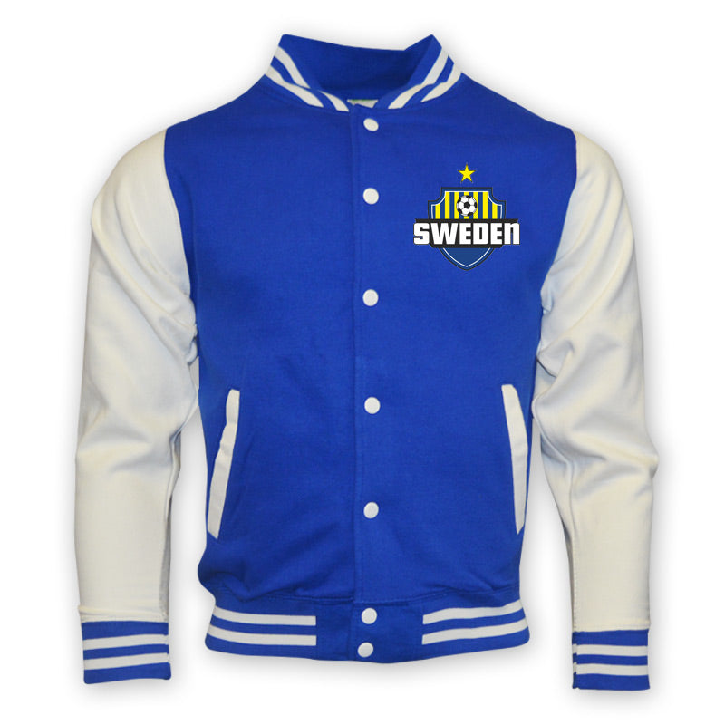 Sweden College Baseball Jacket (blue)_0