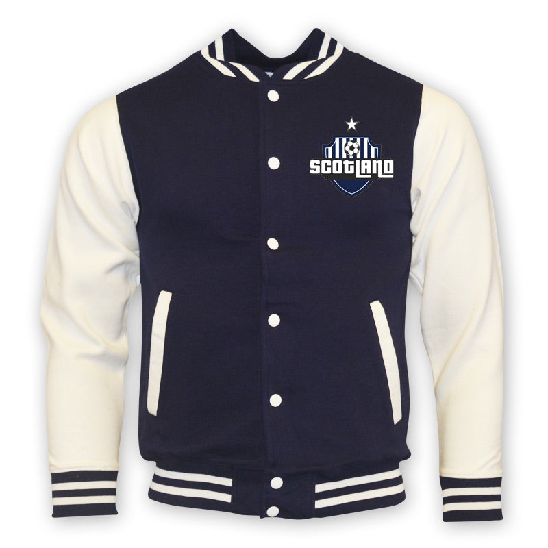 Scotland College Baseball Jacket (navy)_1