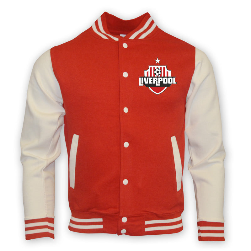 Liverpool College Baseball Jacket (red) - Kids_1
