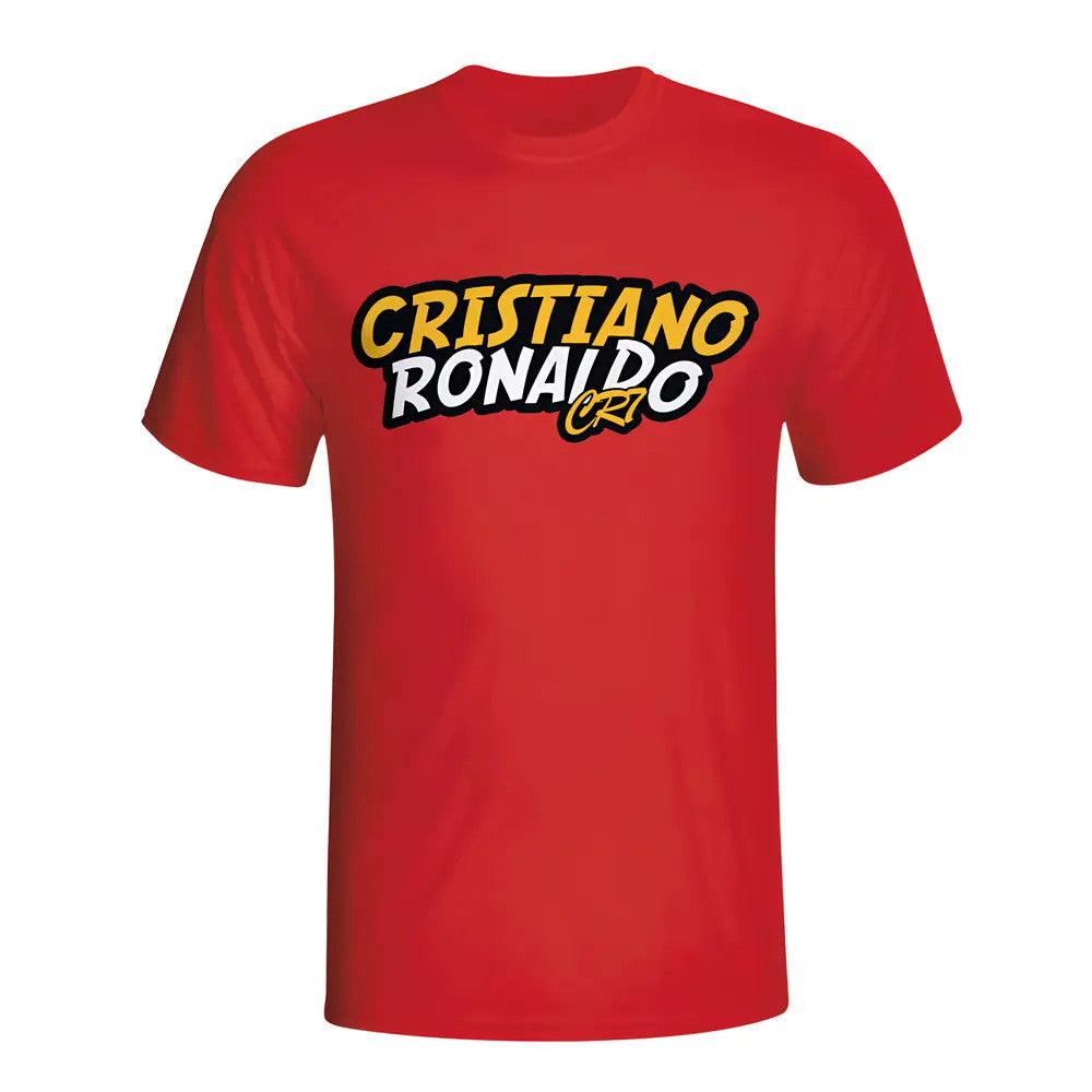 Cristiano Ronaldo Comic Book T-shirt (red) - Kids_1