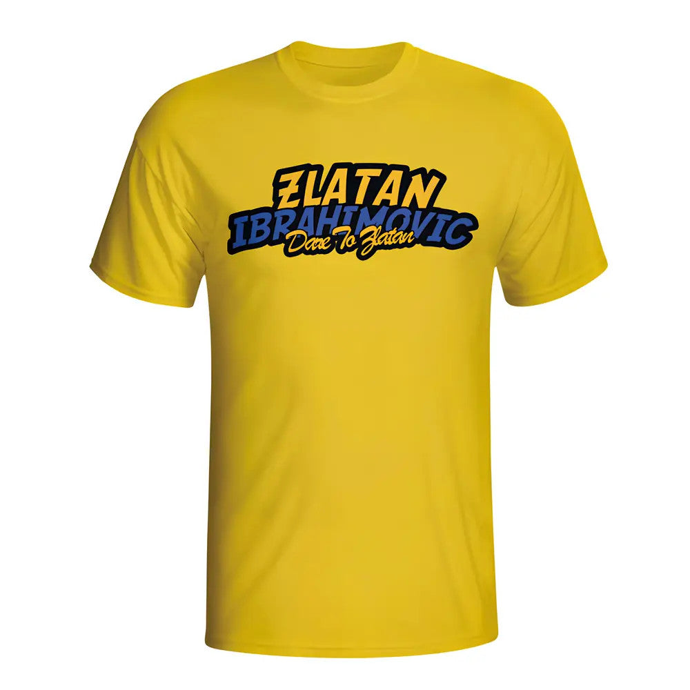 Zlatan Ibrahimovic Comic Book T-shirt (yellow) - Kids_1
