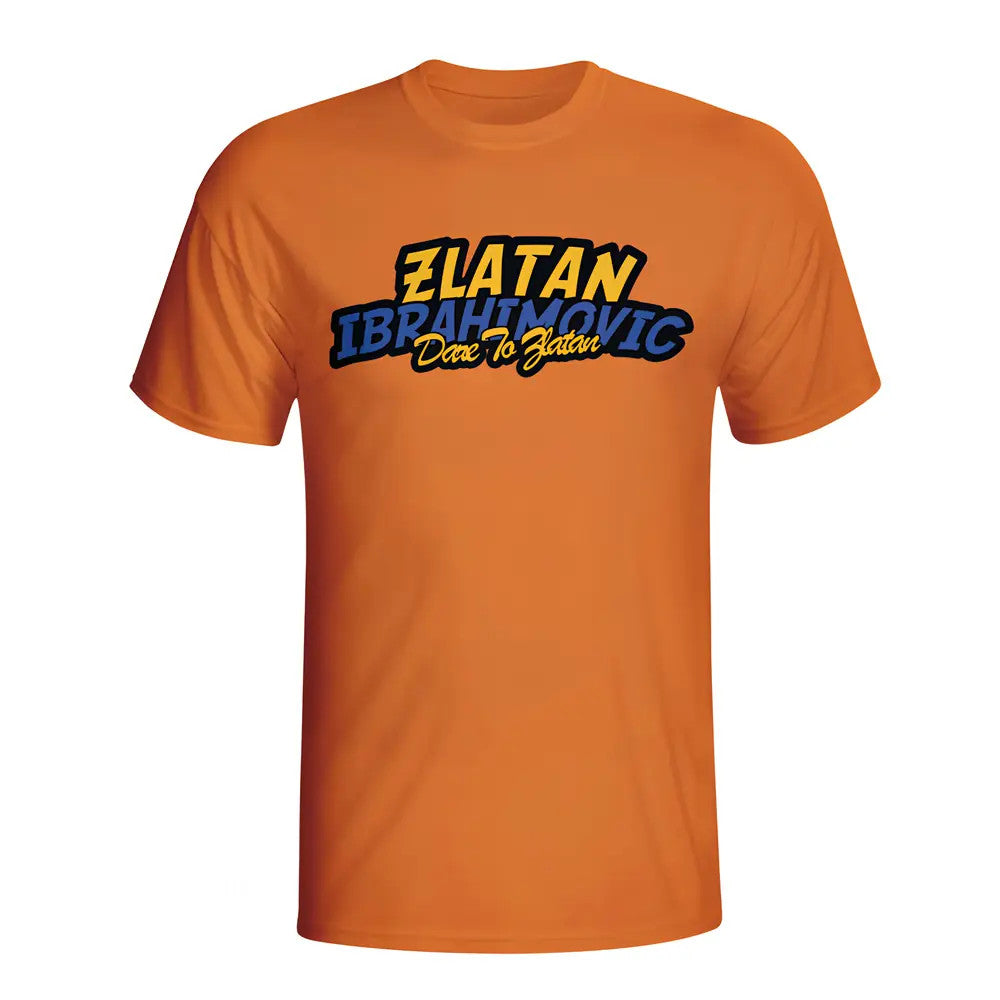 Zlatan Ibrahimovic Comic Book T-shirt (orange) - Kids_0