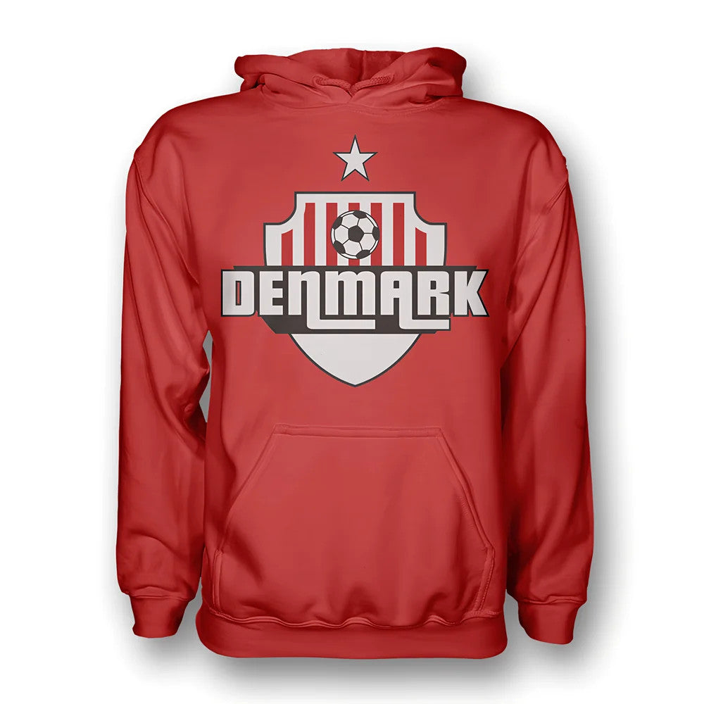 Denmark Country Logo Hoody (red) - Kids_0
