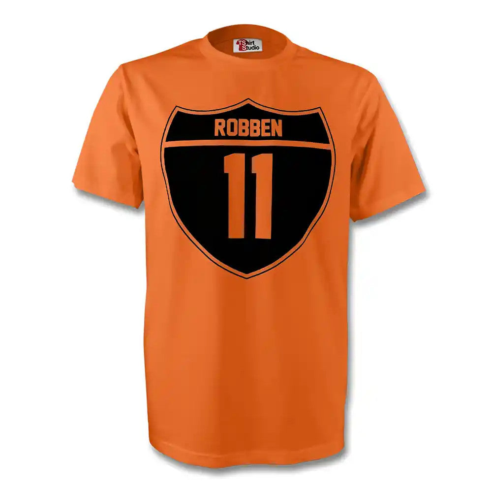 Arjen Robben Holland Crest Tee (orange)_0