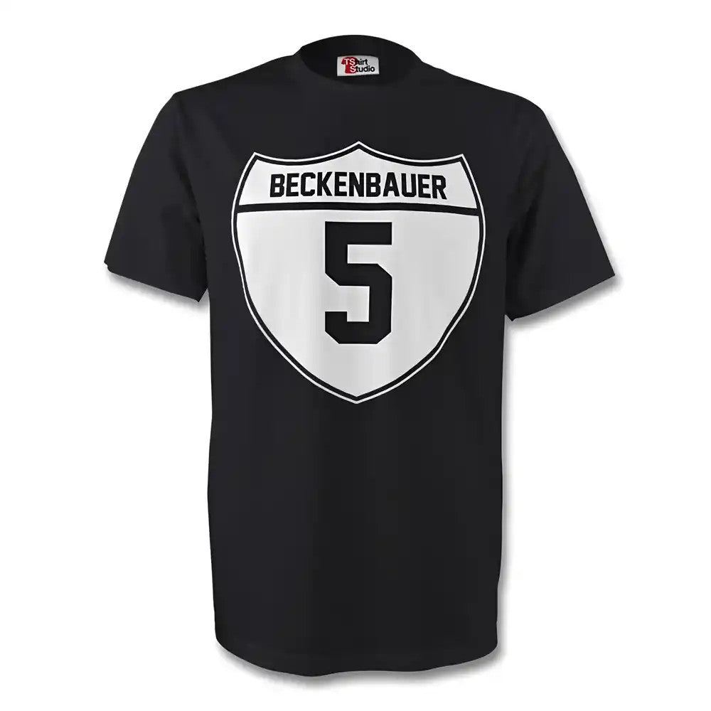 Franz Beckenbauer Germany Crest Tee (black)_1