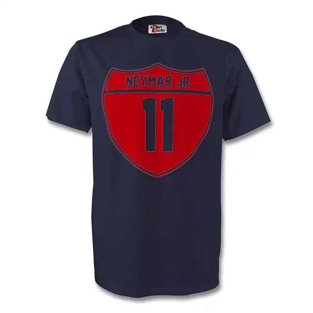 Neymar Jr Barcelona Crest Tee (navy) - Kids_0